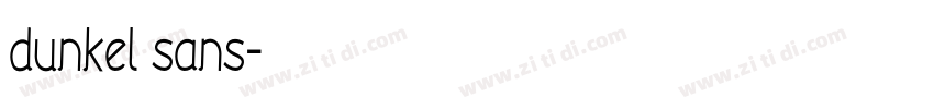 dunkel sans字体转换 dunkel sans字体转换